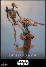 Star Wars: The Phantom Menace Movie Masterpiece Action Figure Set 1/6 Battle Droid & STAP 32 cm