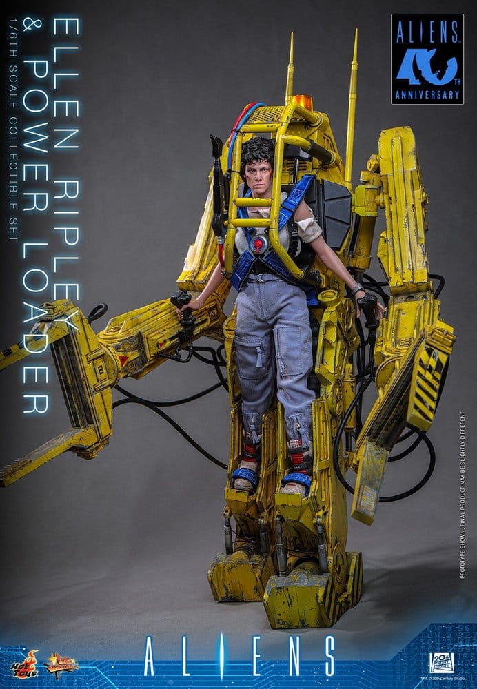 Alien Movie Masterpiece Figure Set 1/6 Ellen Ripley and Power Loader 52 cm
