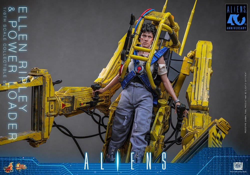 Alien Movie Masterpiece Figure Set 1/6 Ellen Ripley and Power Loader 52 cm
