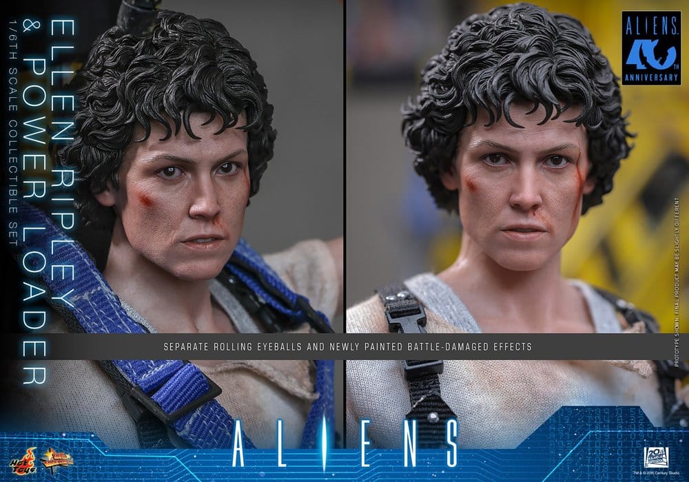 Alien Movie Masterpiece Figure Set 1/6 Ellen Ripley and Power Loader 52 cm