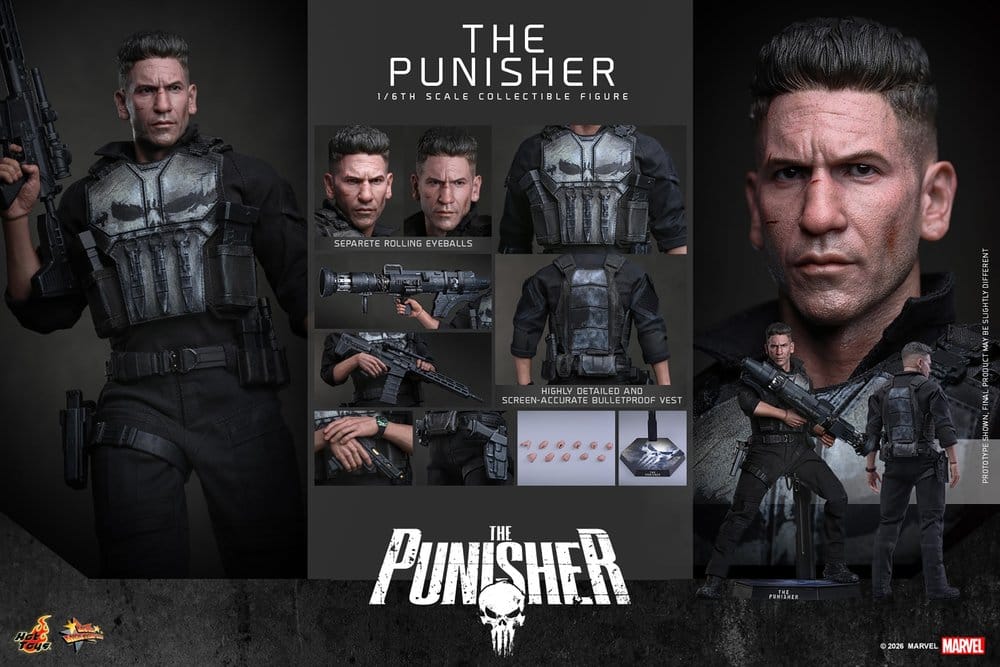 Marvel Action Figure 1/6 The Punisher 31 cm