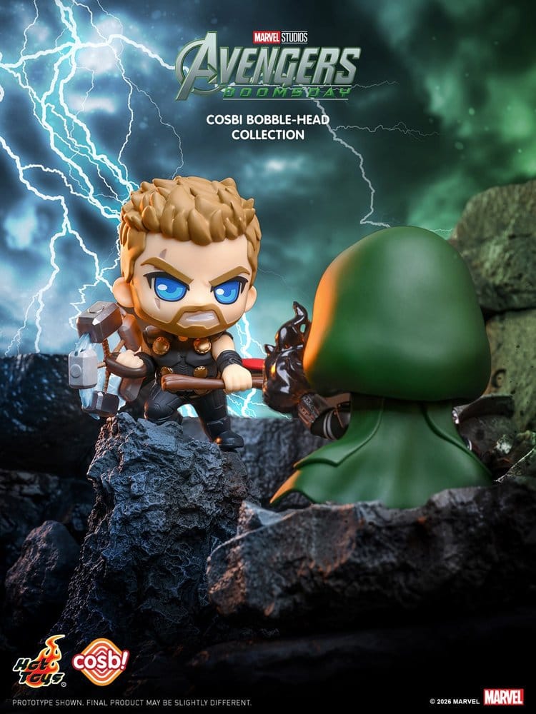Marvel Cosbi Minifigures 11 cm Avengers: Doomsday Blind Box Display (8)