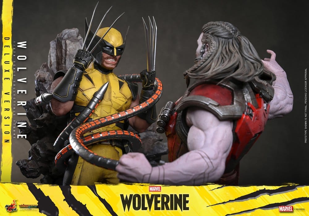 Marvel Video Game Masterpiece Action Figure 1/6 Wolverine (Deluxe Version) 29 cm