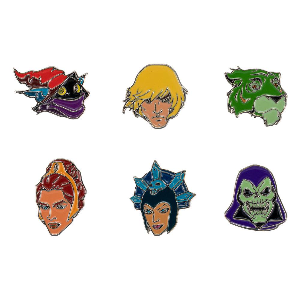 Masters of the Universe Revelation Set of 6 Pin Badges