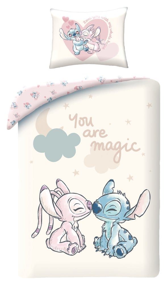 Lilo & Stitch Duvet Set You Are Magic 140 x 200 cm / 70 x 90 cm