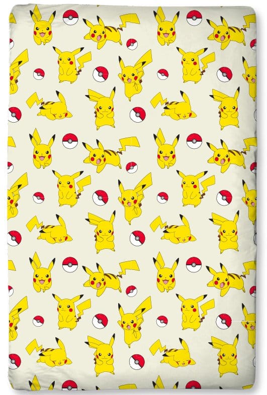 Pokémon Fitted Sheet Pikachu 90 x 200 x 25 cm