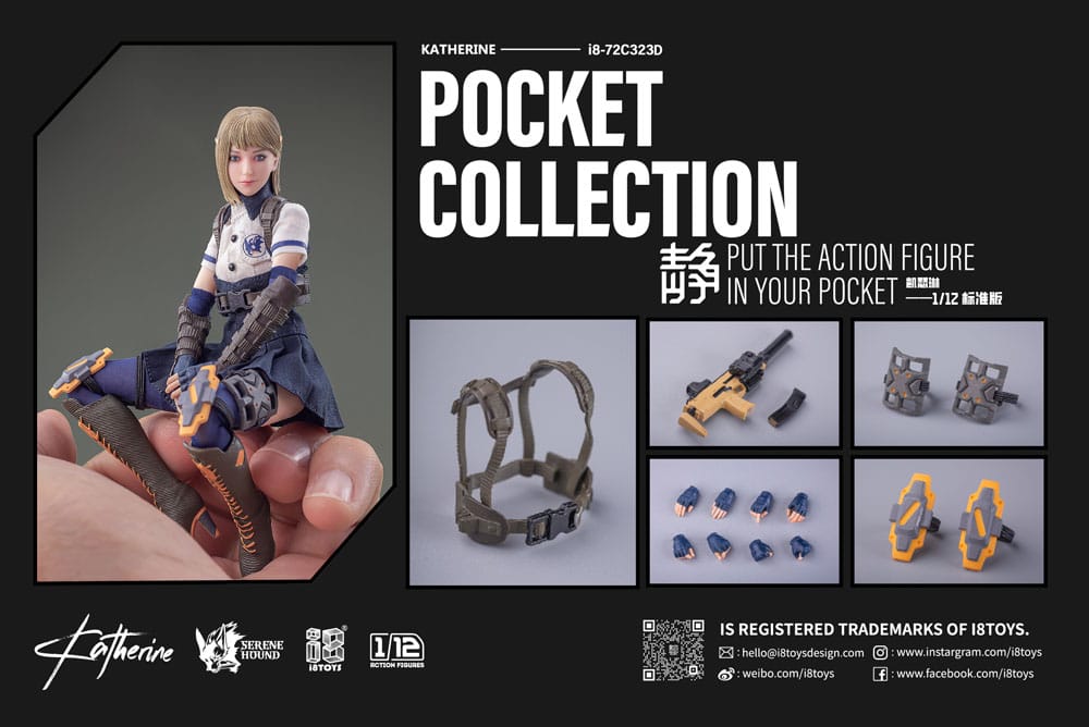Serene Hound Katherine Standard Ver. 15cm 1/12 Scale Pocket Collection Action Figure