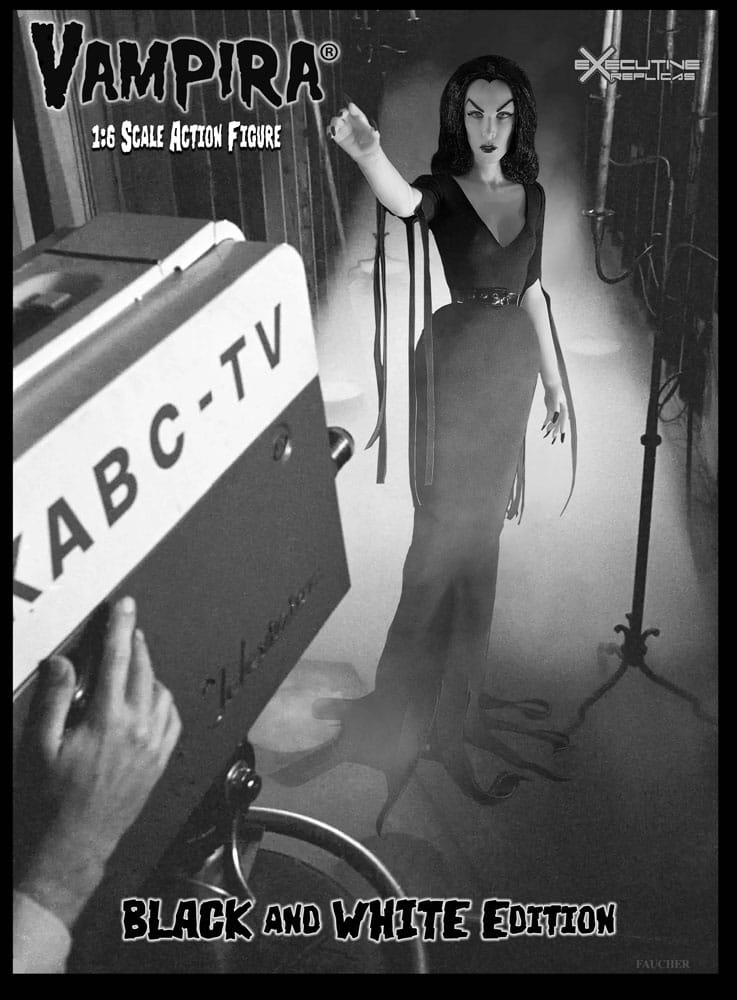 Vampira Vampira Regular Monochrome Version 30cm 1/6 Scale Action Figure