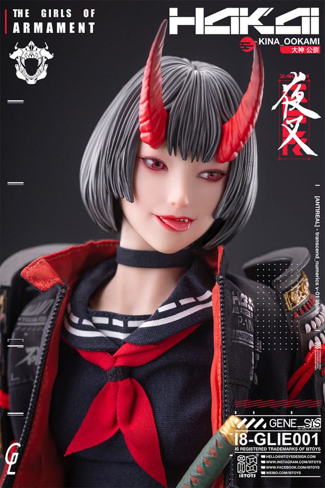 Original Character The Girls of Armament Kina Ookami 28cm 1/6 Scale i8Toys x Gharliera Action Figure
