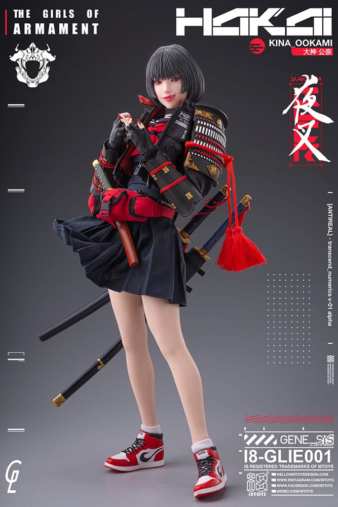 Original Character The Girls of Armament Kina Ookami 28cm 1/6 Scale i8Toys x Gharliera Action Figure