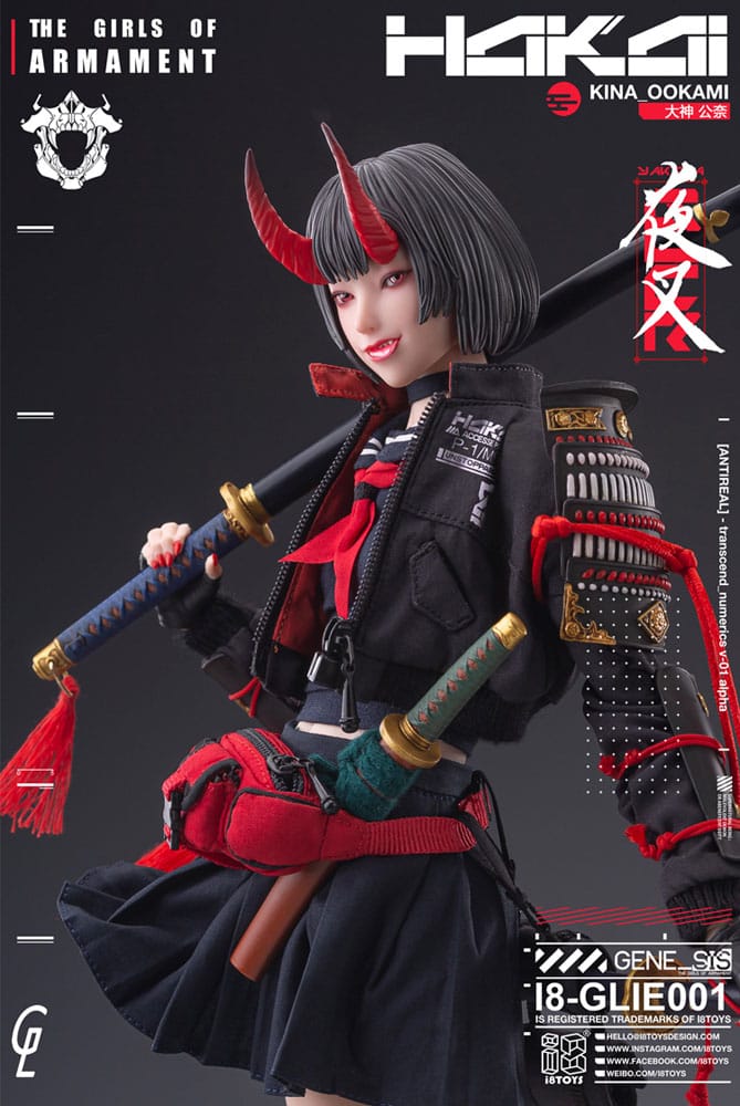 Original Character The Girls of Armament Kina Ookami 28cm 1/6 Scale i8Toys x Gharliera Action Figure