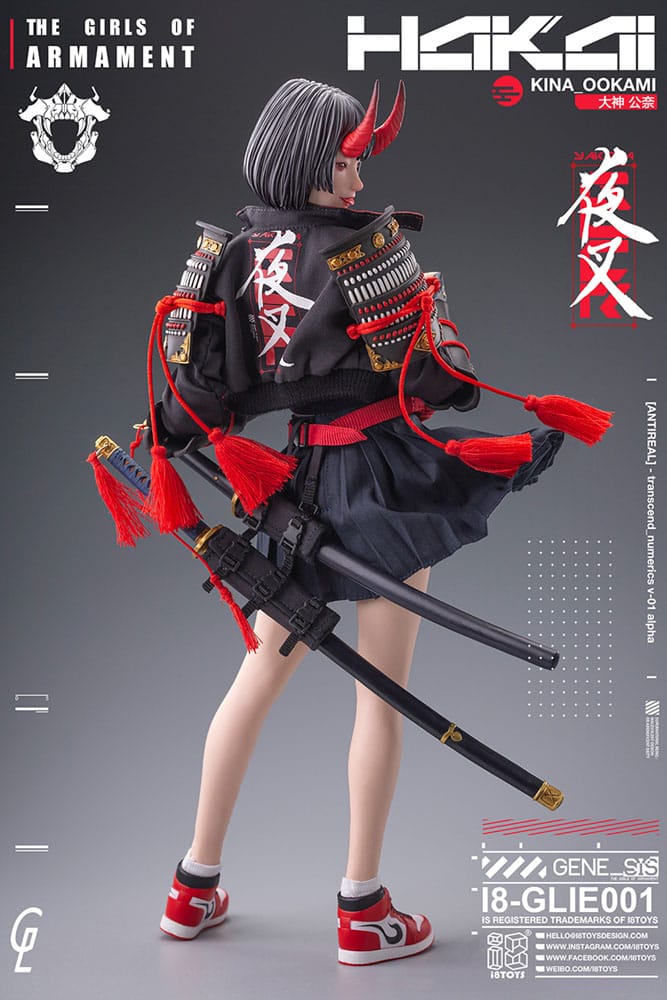 Original Character The Girls of Armament Kina Ookami 28cm 1/6 Scale i8Toys x Gharliera Action Figure