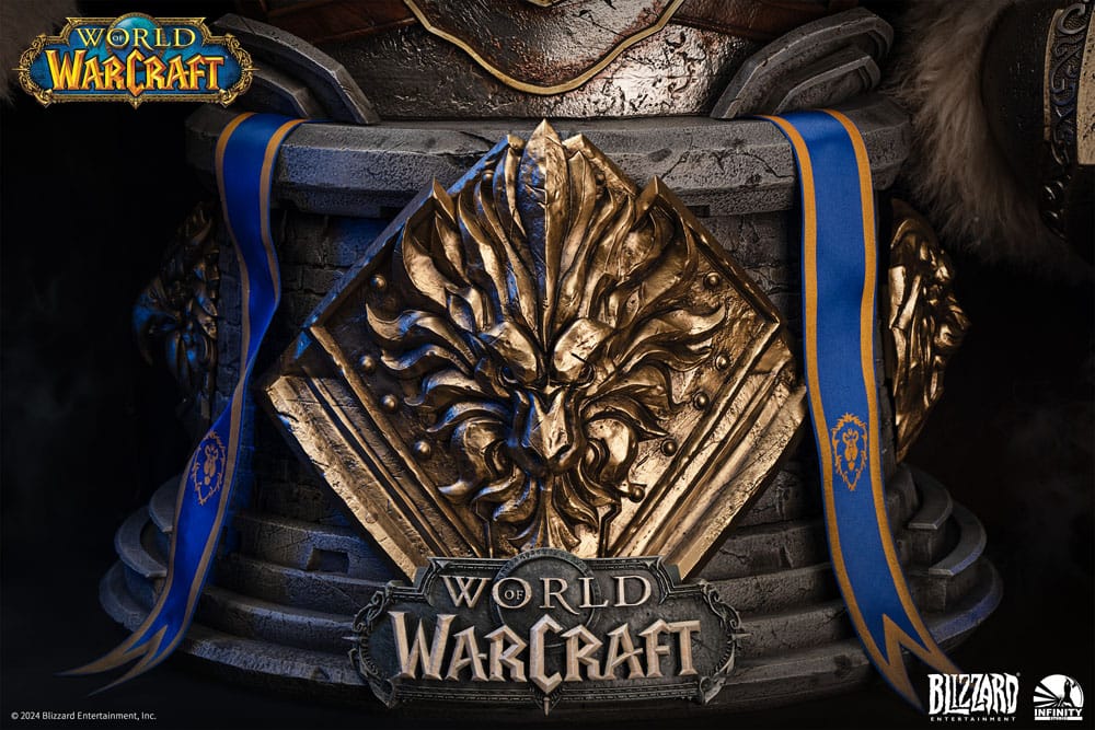 World of Warcraft Varian Wrynn 120 cm 1/1 Life Size Bust