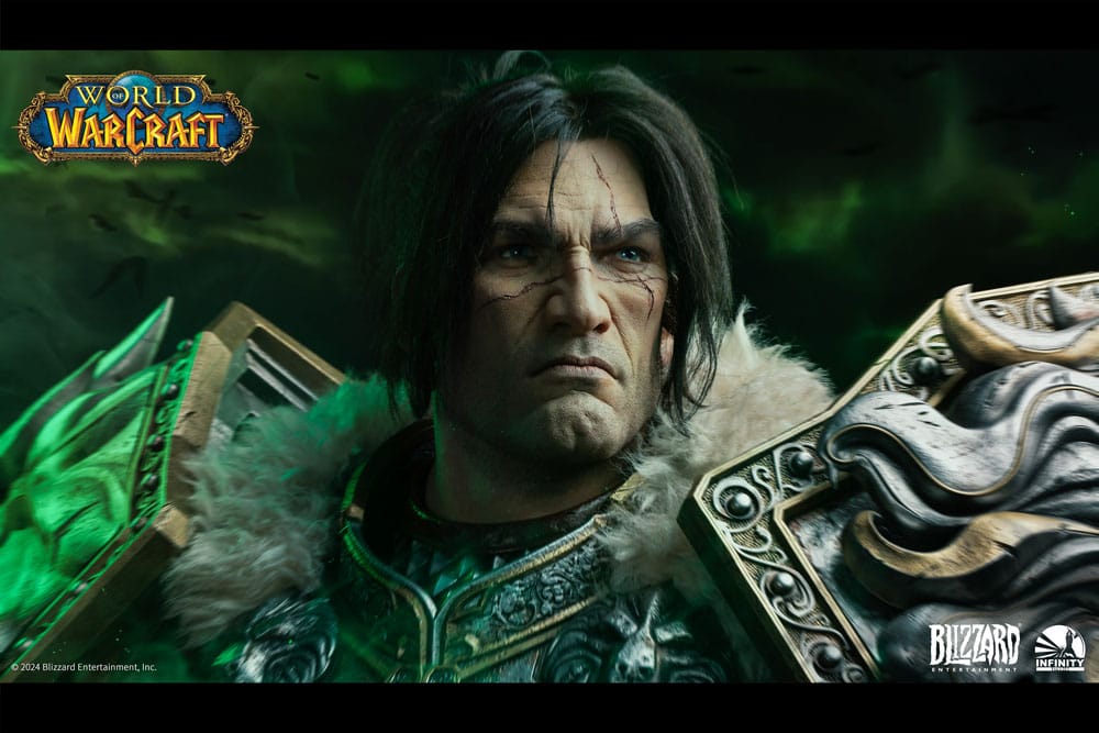 World of Warcraft Varian Wrynn 120 cm 1/1 Life Size Bust