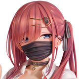 Original Character PVC Statue 1/5 Red-Haired Gyaru-Chan Mask Ver. Illustration by Nanamakura 29 cm