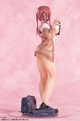 Original Character PVC Statue 1/5 Red-Haired Gyaru-Chan Mask Ver. Illustration by Nanamakura 29 cm