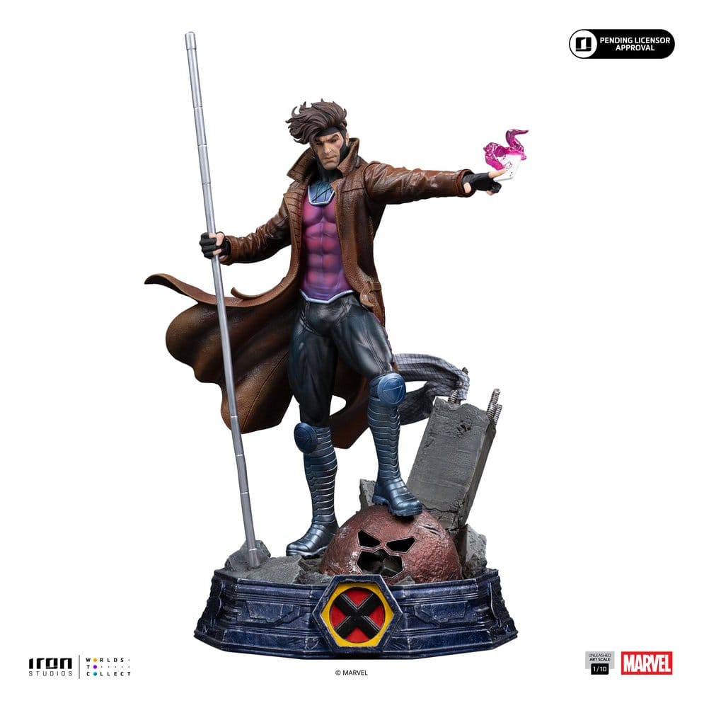 Marvel Gambit Unleashed Art Scale Statue 1/10 Gambit