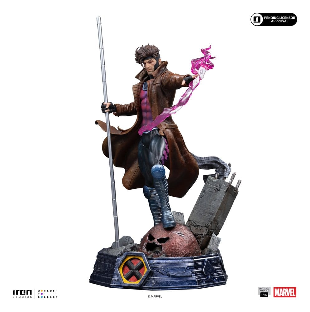 Marvel Gambit Unleashed Art Scale Statue 1/10 Gambit