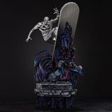 Marvel Comics Infinity Gauntlet Diorama Art Scale Statue 1/10 Silver Surfer Deluxe 36 cm