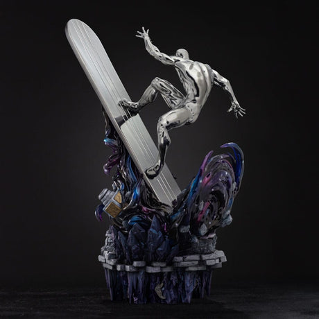 Marvel Comics Infinity Gauntlet Diorama Art Scale Statue 1/10 Silver Surfer Deluxe 36 cm