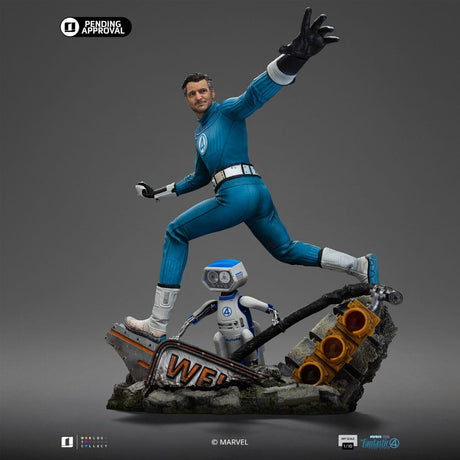 Fantastic Four Art Scale Statue 1/10 Mr. Fantastic and H.E.R.B.I.E 26 cm