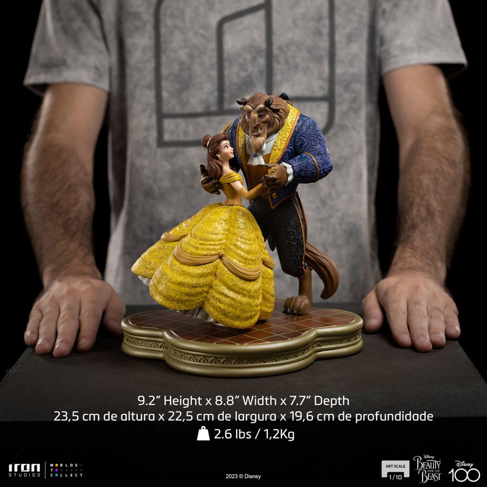 Disney Art Beauty and the Beast 1/10 Scale Statue