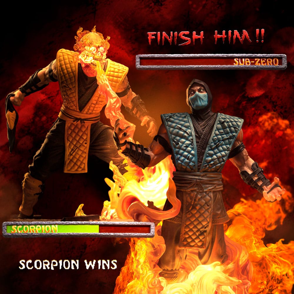 Mortal Kombat Scorpion Fatality 27 cm 1/10 Deluxe Art Scale Statue