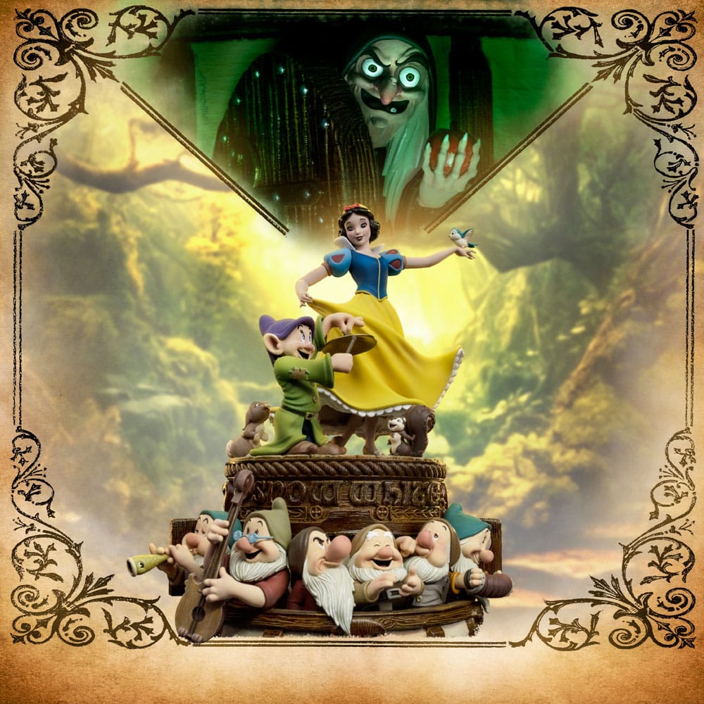 Snow White and the Seven Dwarves Art Scale Statue 1/10 Snow White and Dopey Deluxe Edition 21 cm