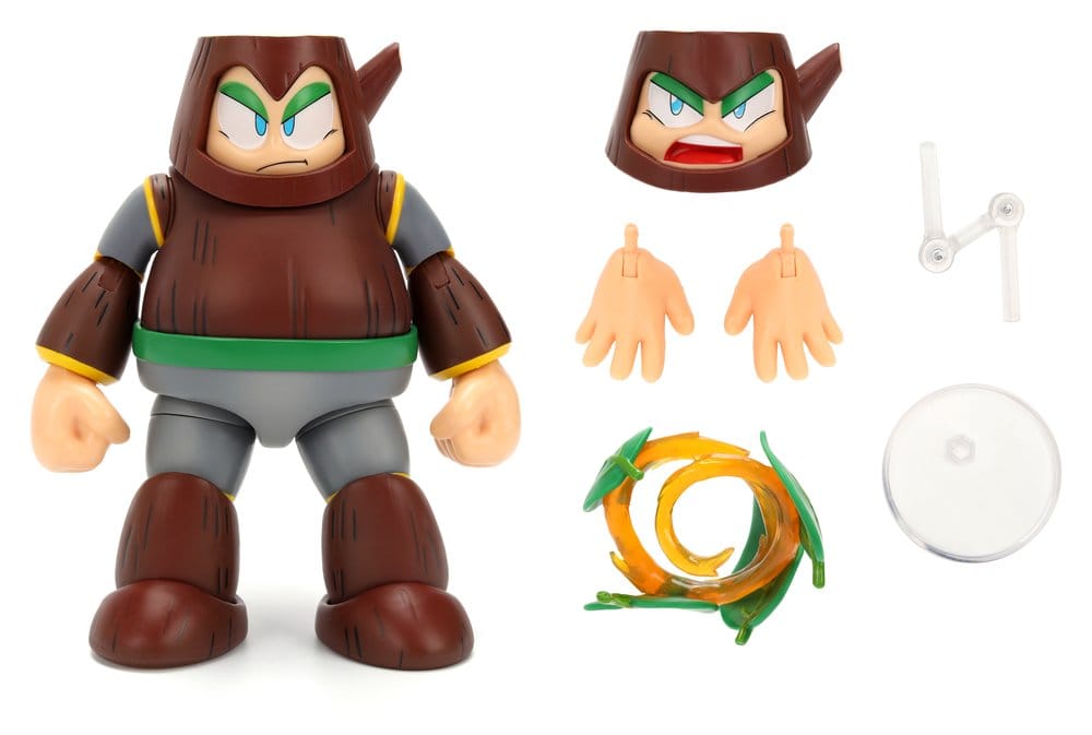 Mega Man Action Figure Wood Man 11 cm
