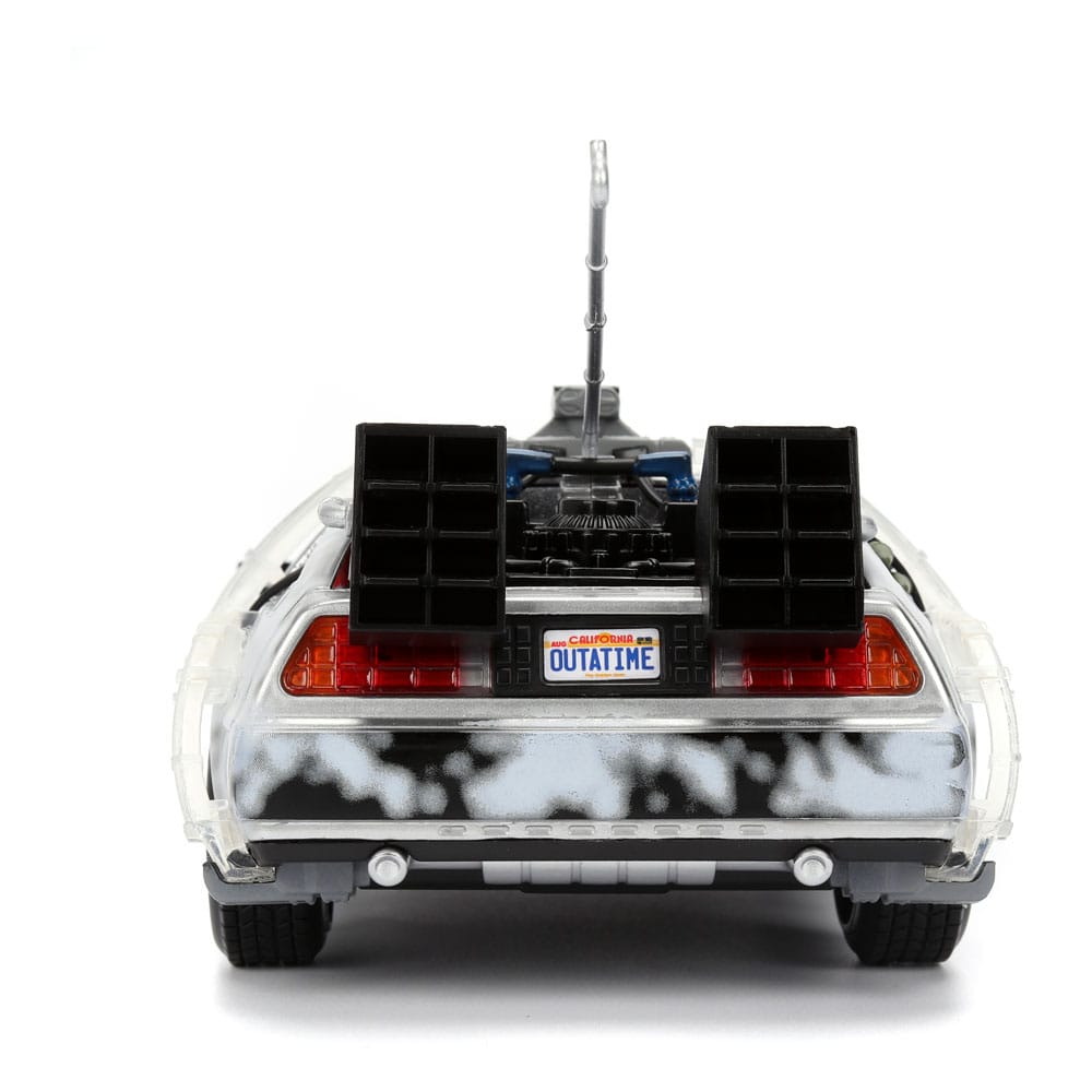 Back to the Future Diecast Model 1/24 Time Machine Frost