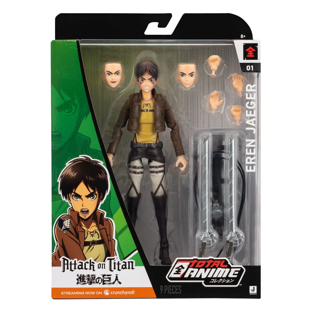 Attack on Titan Total Anime Eren Jaeger 17 cm Action Figure