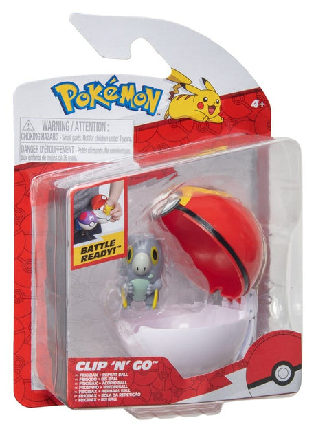 Pokémon Clip 'n' Go Action Figure Wave 21 Frigibax & Repeat Ball