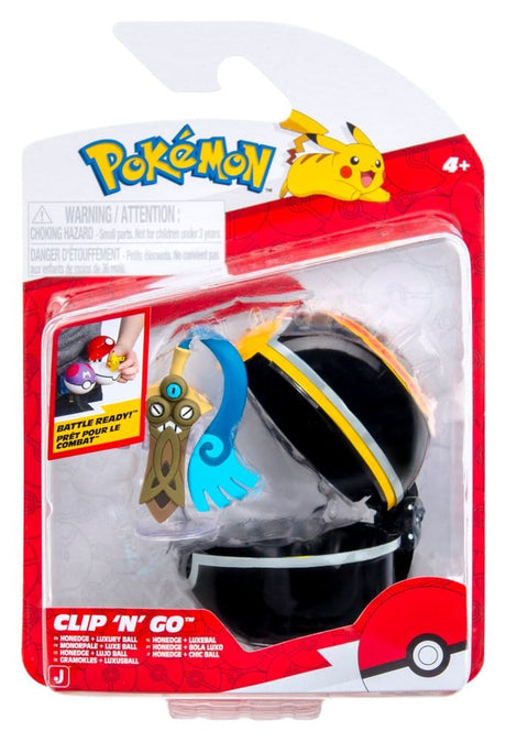 Pokémon Clip 'n' Go Action Figure Wave 22 Honedge & Luxury Ball