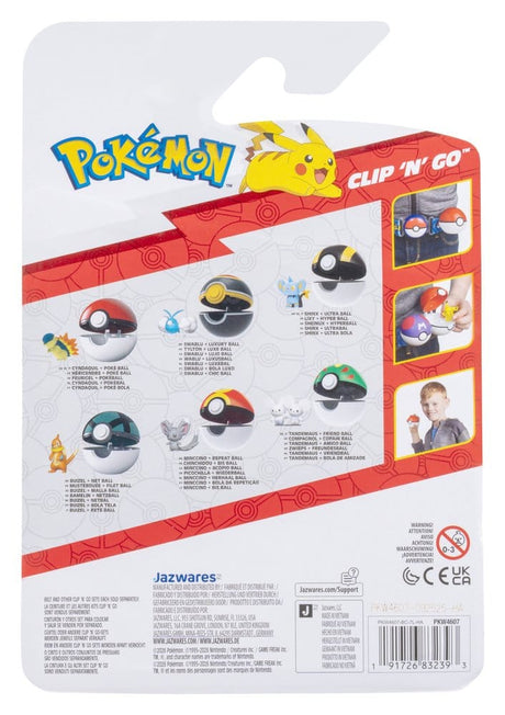 Pokémon Clip 'n' Go Action Figure Shinx & Ultra Ball
