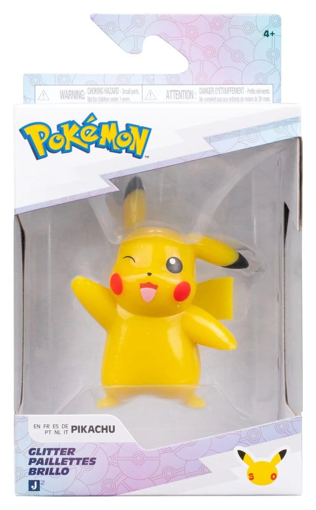 Pokémon Battle Figure Action Figure Pikachu (30th Anniversary Glitter) 8 cm