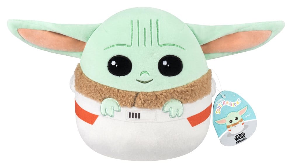 Squishmallows Star Wars Plush Grogu in Carrier 20 cm