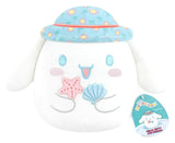 Sanrio Squishmallow Plush Figure Hello Kitty and Friends Seize the Moment Cinnamoroll Hat 20 cm