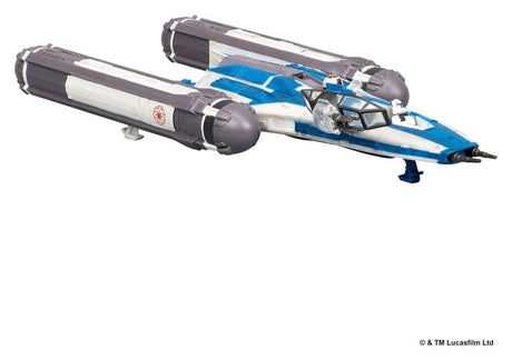 Star Wars Medium Vehicle BTL-B Y-wing Starfighter with Clone Captain Rex 13 cm
