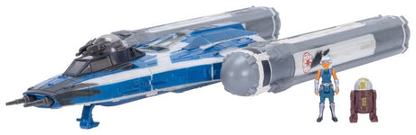 Star Wars Medium Vehicle & Figure Assortment BTL-B Y-wing & Ahsoka & R7-A7