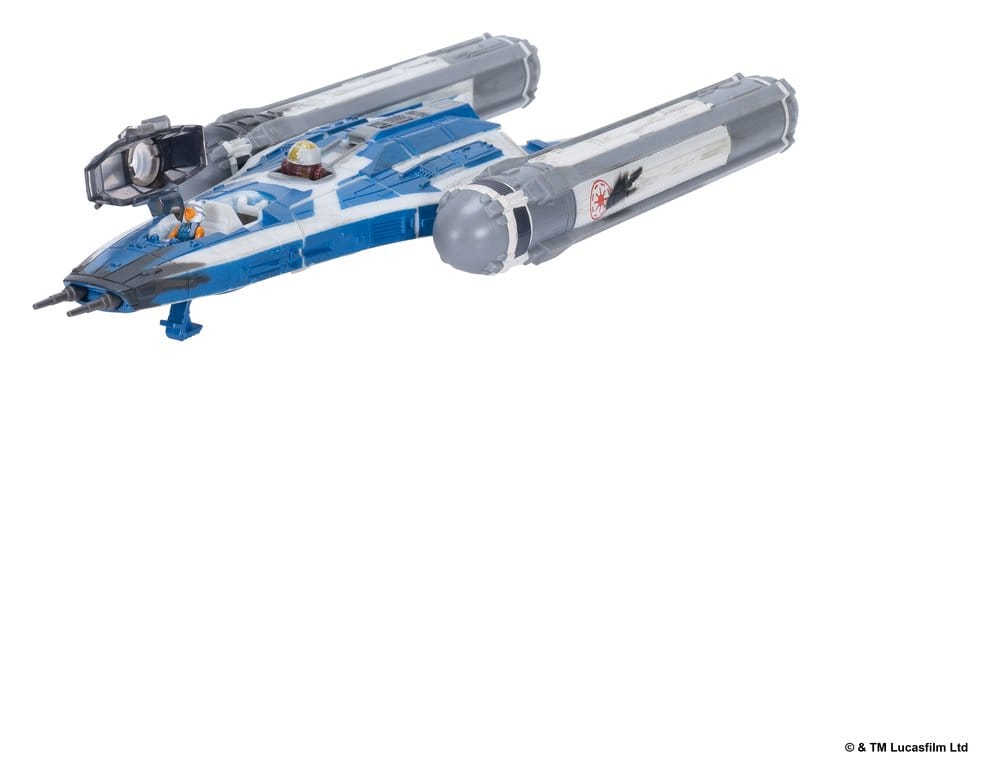 Star Wars Medium Vehicle & Figure Assortment BTL-B Y-wing & Ahsoka & R7-A7