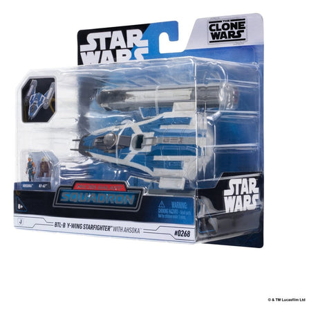 Star Wars Medium Vehicle & Figure Assortment BTL-B Y-wing & Ahsoka & R7-A7