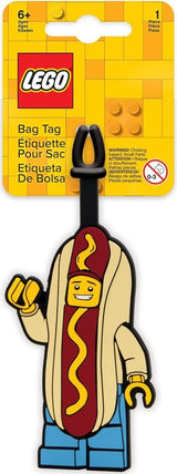 Lego Bag Charm Hot Dog Guy