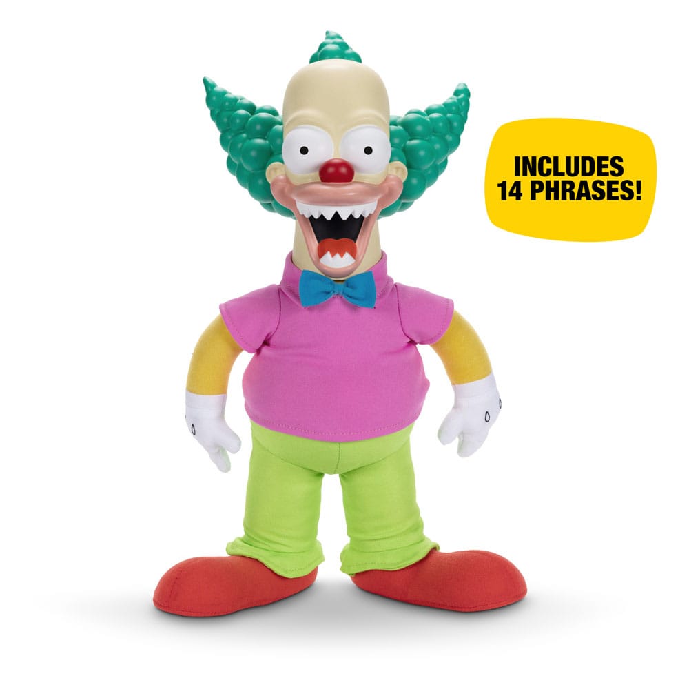 The Simpsons Treehouse of Horror 18" 1:1 Scale Talking Krusty Doll Plush Figure