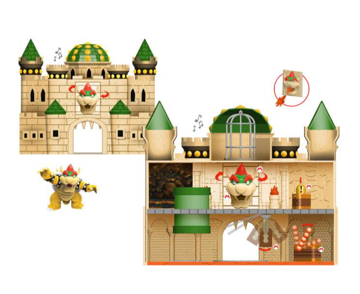 Mario Bowser Super Mario Castle Playset World Of Nintendo Super