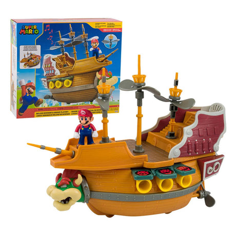 World of Nintendo Super Mario Bowser's Airship Deluxe Playset