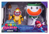 The Super Mario Galaxy Movie Action Figure Bowser Jr. with Clown Car 13 cm