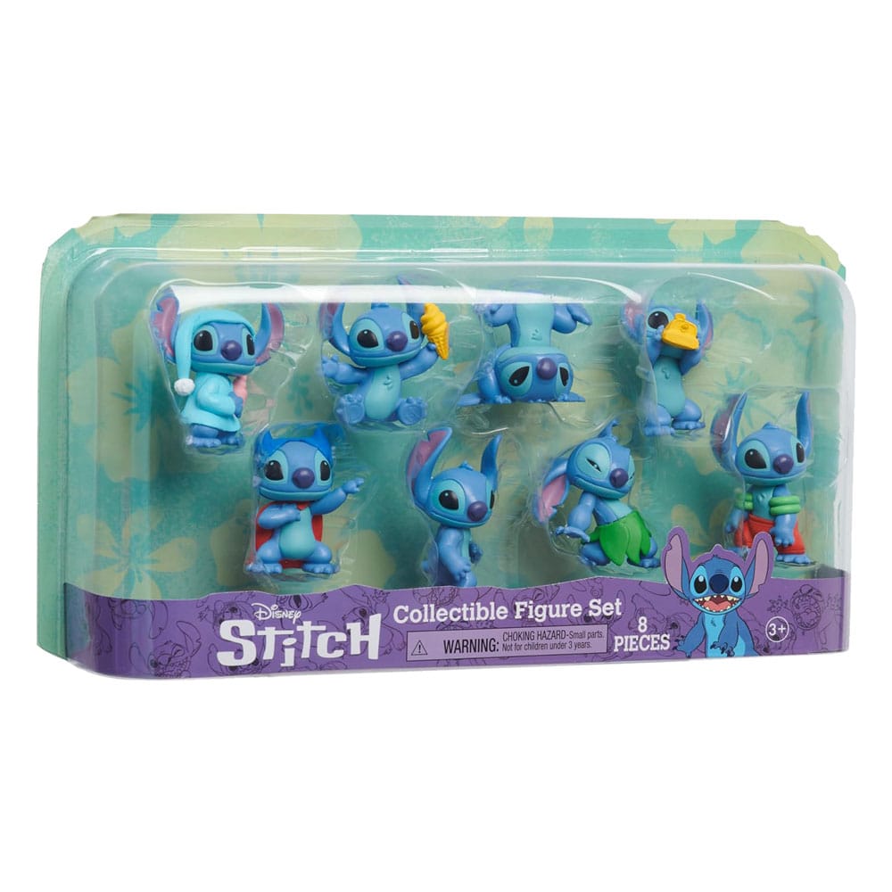 Lilo & Stitch: Stitch Collectible Figure Set 7 cm Mini Figure 8-Pack