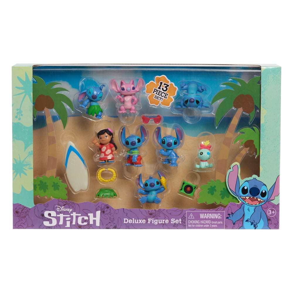 Lilo & Stitch: Stitch Deluxe Figure Set 7 cm Mini Figure 8-Pack