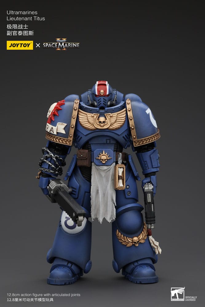 Warhammer 40k Uitramarines Lieutenant Titus 13 cm 1/18 Action Figure