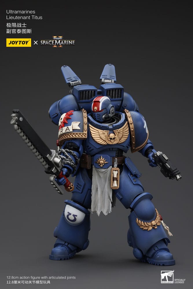 Warhammer 40k Uitramarines Lieutenant Titus 13 cm 1/18 Action Figure